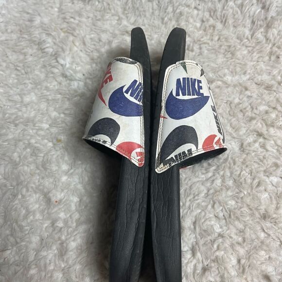 Nike Mens Benassi logo Print Slides sandals SZ11